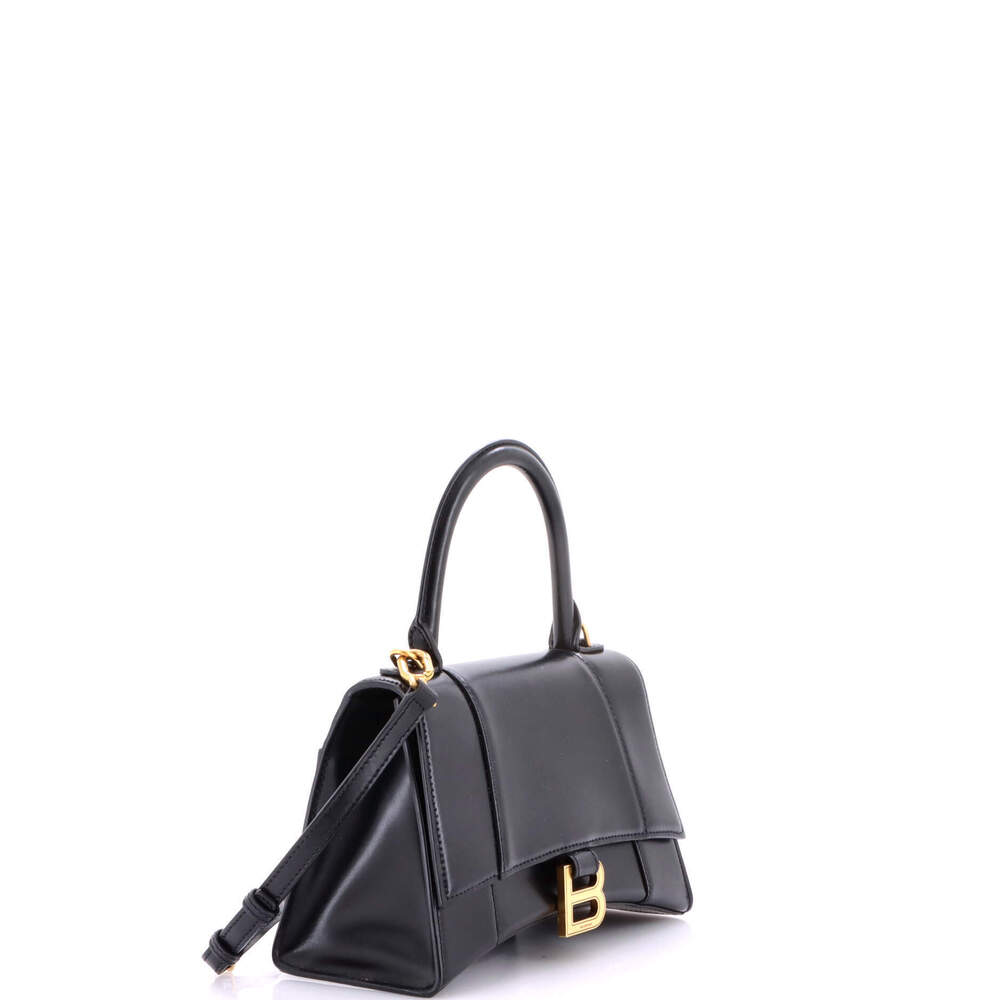 Balenciaga Small Hourglass Top Handle Bag Leather - Picture 2 of 7